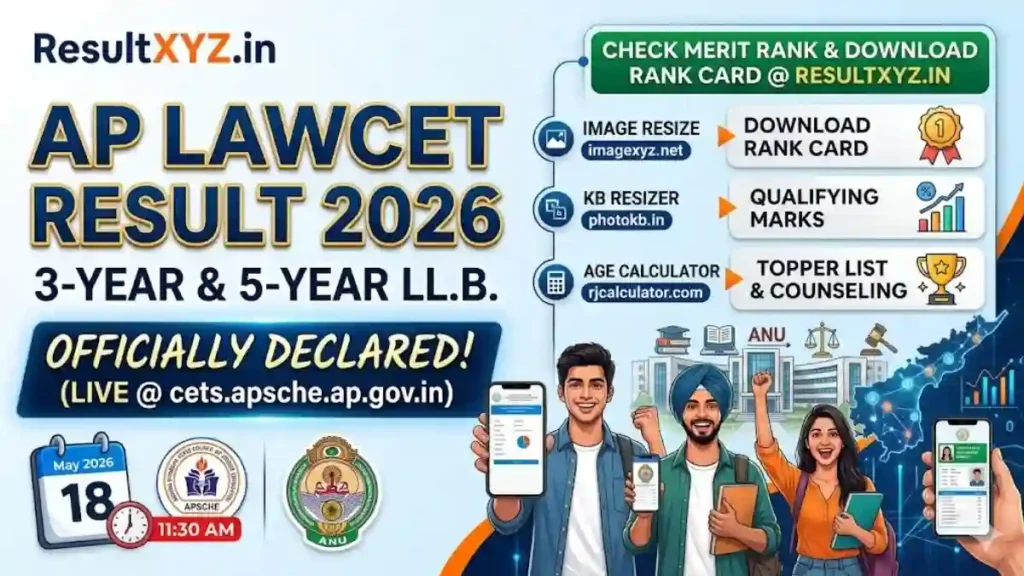 Current image: AP LAWCET Result 2026 (OUT) Download Rank Card banner image