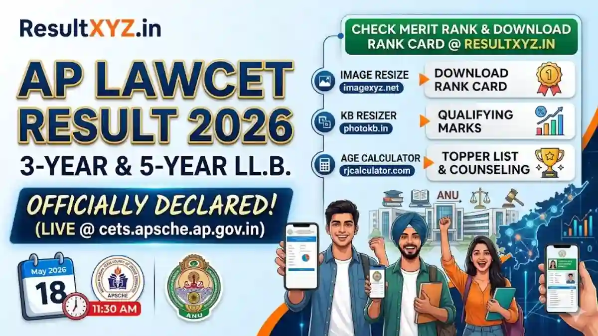 AP LAWCET Result 2026 (OUT) Download Rank Card banner image