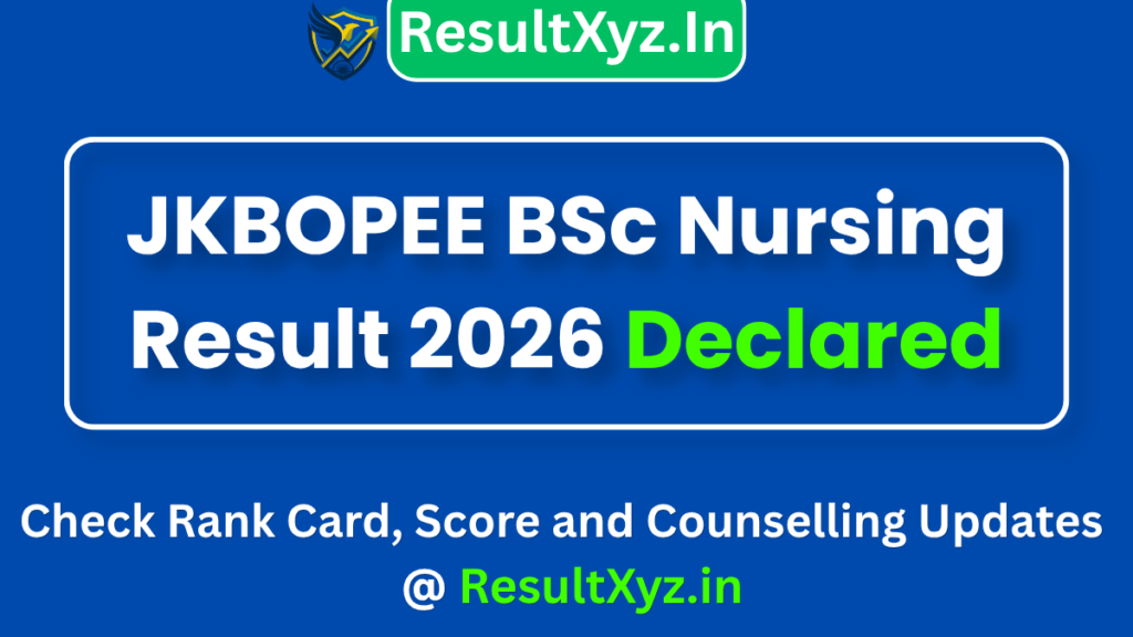 JKBOPEE BSc Nursing Result 2026 Declared: Check Merit List, Rank and Score 2 feature image of JKBOPEE BSc Nursing Result 2026 Declared Check Merit List, Rank and Score