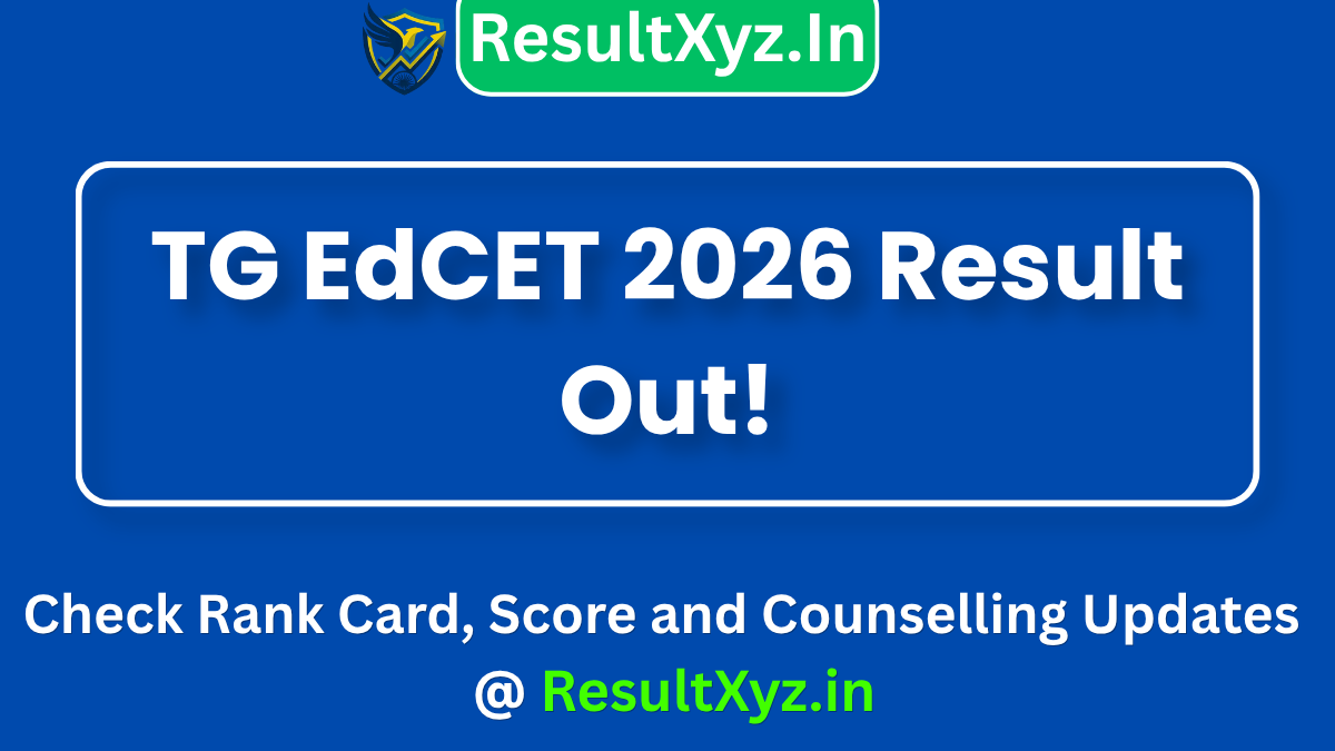 banner image of TG EdCET 2026 Result Out Soon Expected Today on 30 May 2026 Check Rank Card