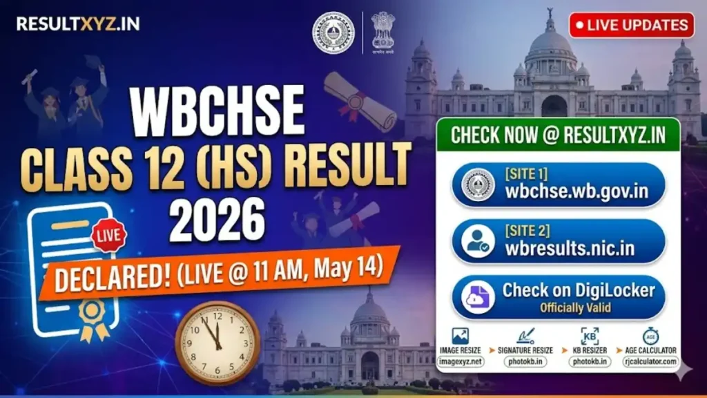 banner of WB HS Result 2026 (DECLARED) Check West Bengal Class 12th Result