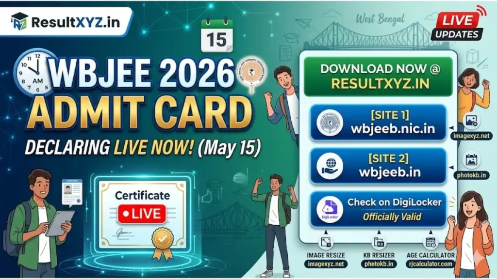 Current image: banner of WBJEE Admit Card 2026
